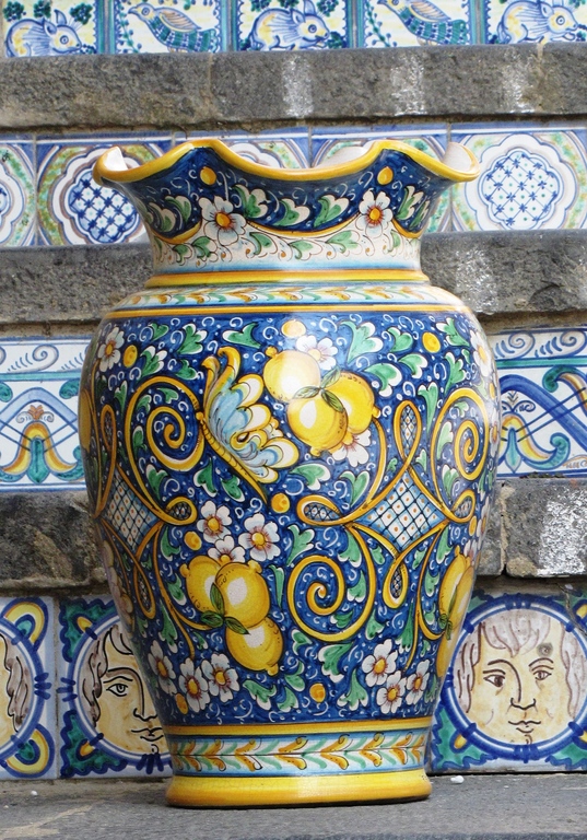 Vaso di ceramica-Caltagirone