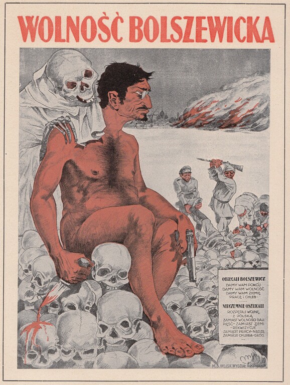 Trotsky on a Polish poster of 1920