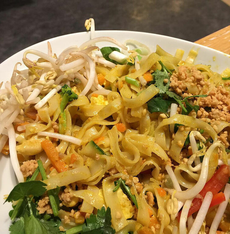 #vegan noodle bowl from #padthaiwokbox #Budapest