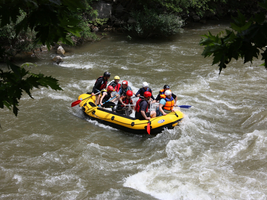Rafting in River Struma