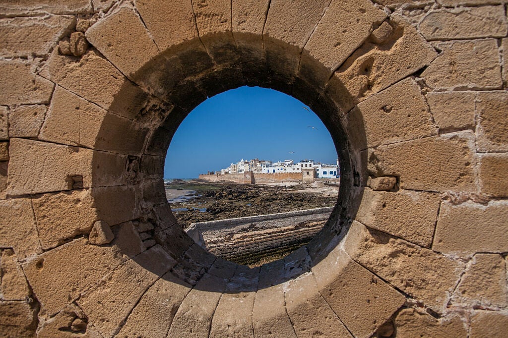 Essaouira through city walls