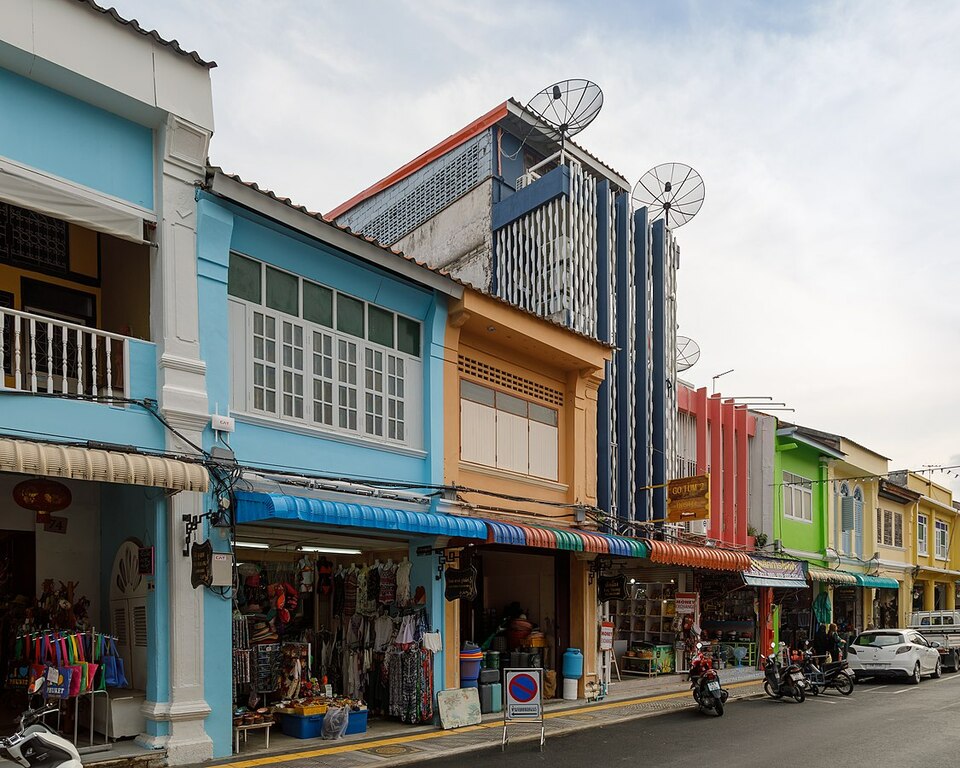 Phuket Town Thailand-Houses