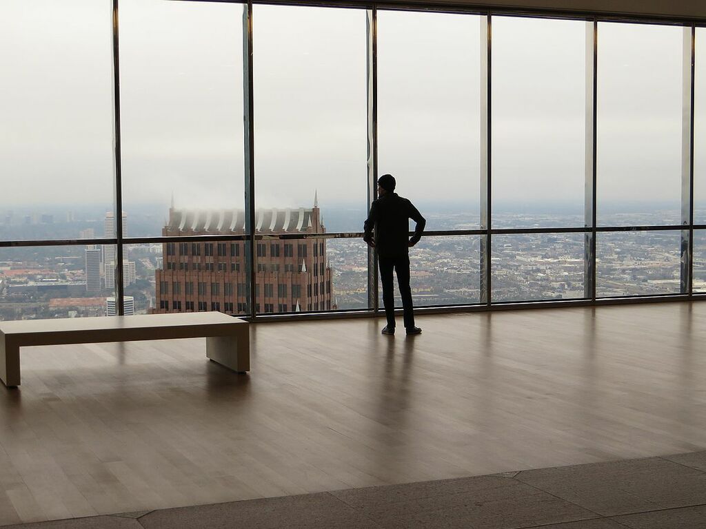 Sky Lobby in JPMorgan Chase Tower, Houston, Texas (15654308084)