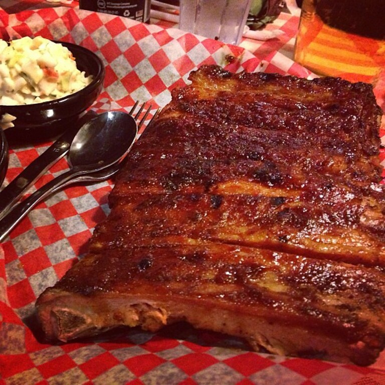 Dry Rub Rack of Ribs Famous Dave's, Roseville Food