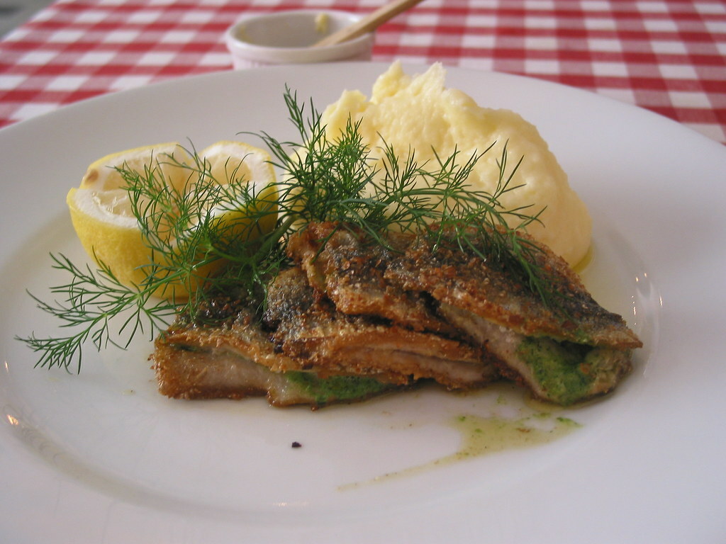 Fried Baltic Herrings