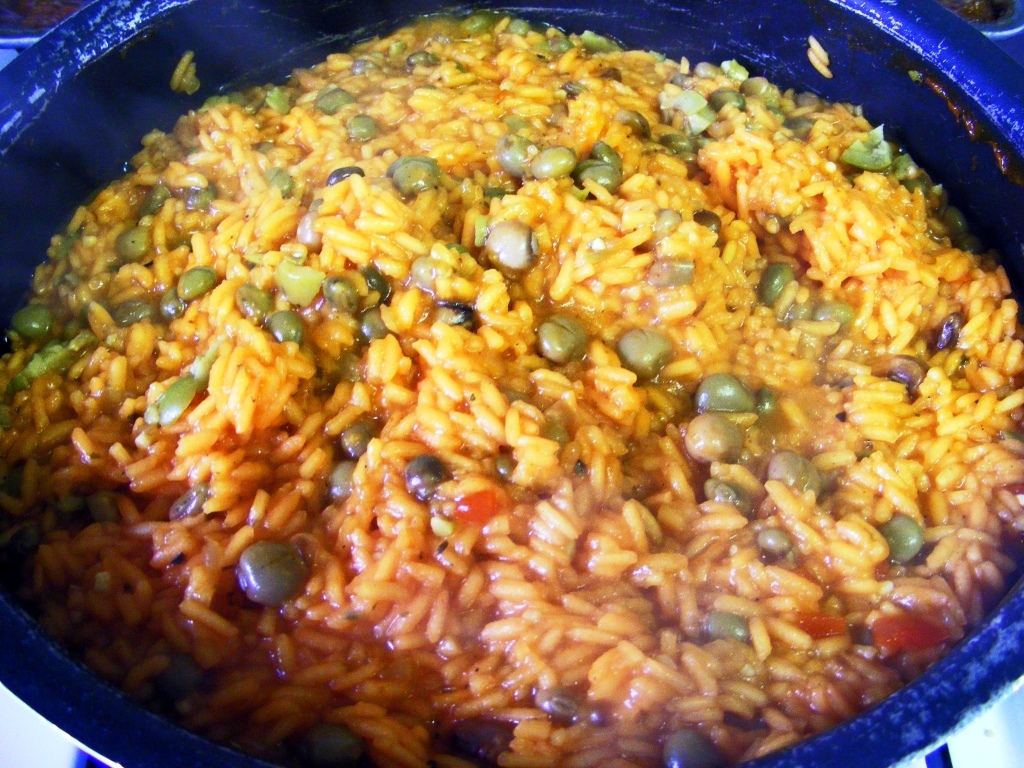 Pigeon peas and rice