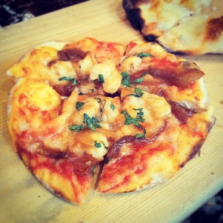 Lobster pizza