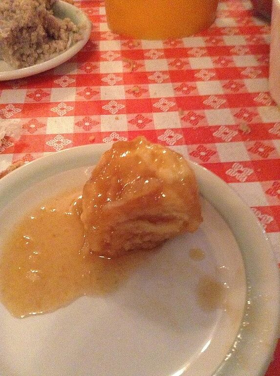 Maple syrup dumpling