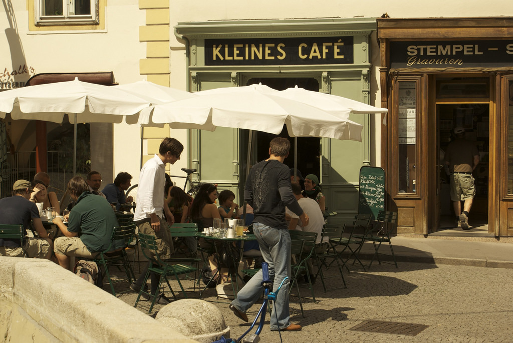 Kleines Cafe in Wien