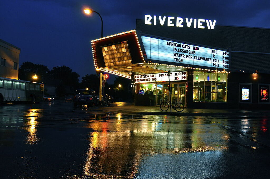 Riverview Theater night