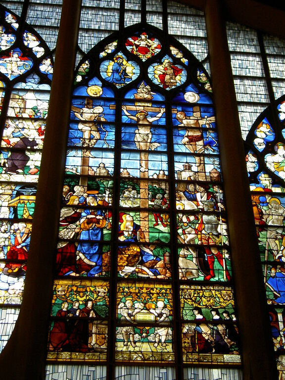 Vitraux de l'église Sainte-Jeanne d'Arc, Rouen, france 05