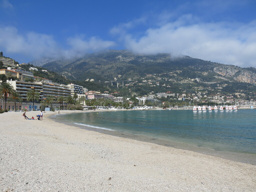 Plage des sablettes (Menton)