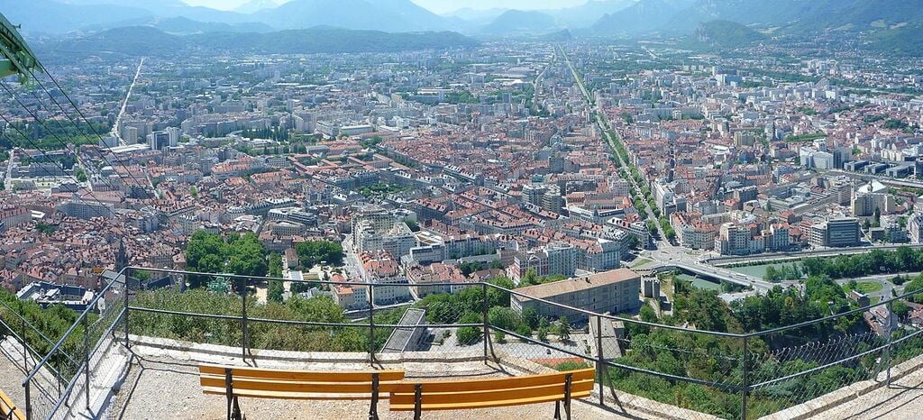 Grenoble from Bastille