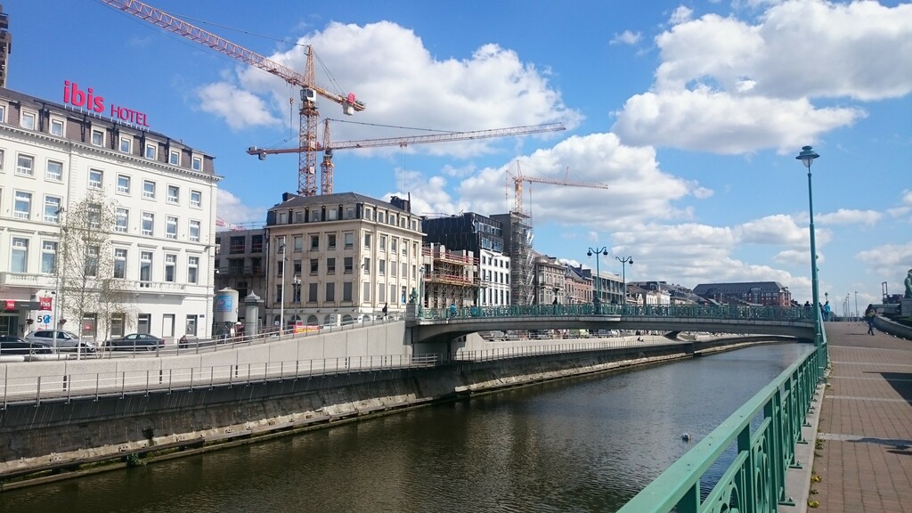 La Sambre river, Charleroi