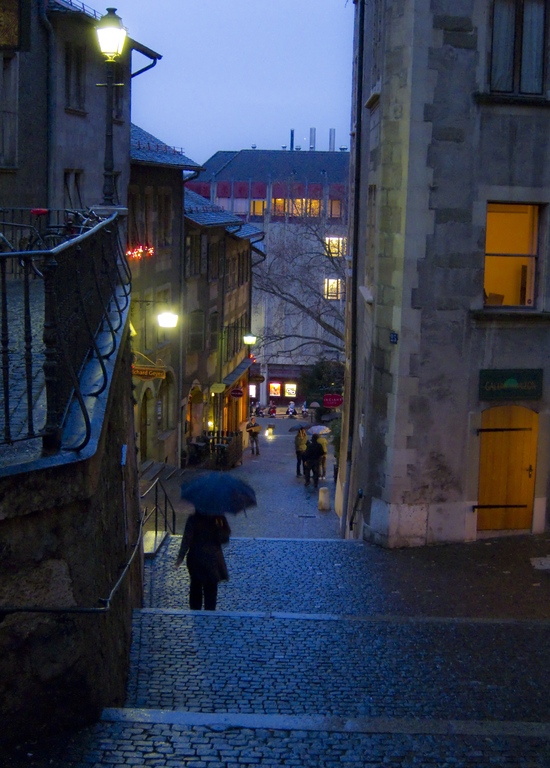 Rue du Perron, Geneva city