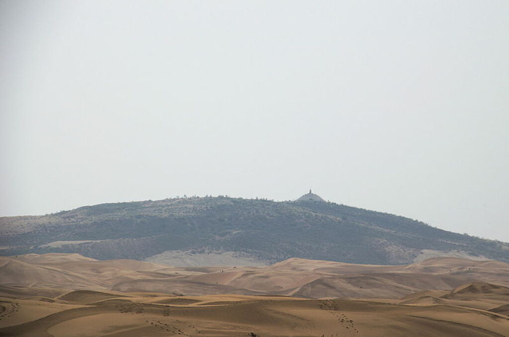 Kubuqi.dunes et stupa