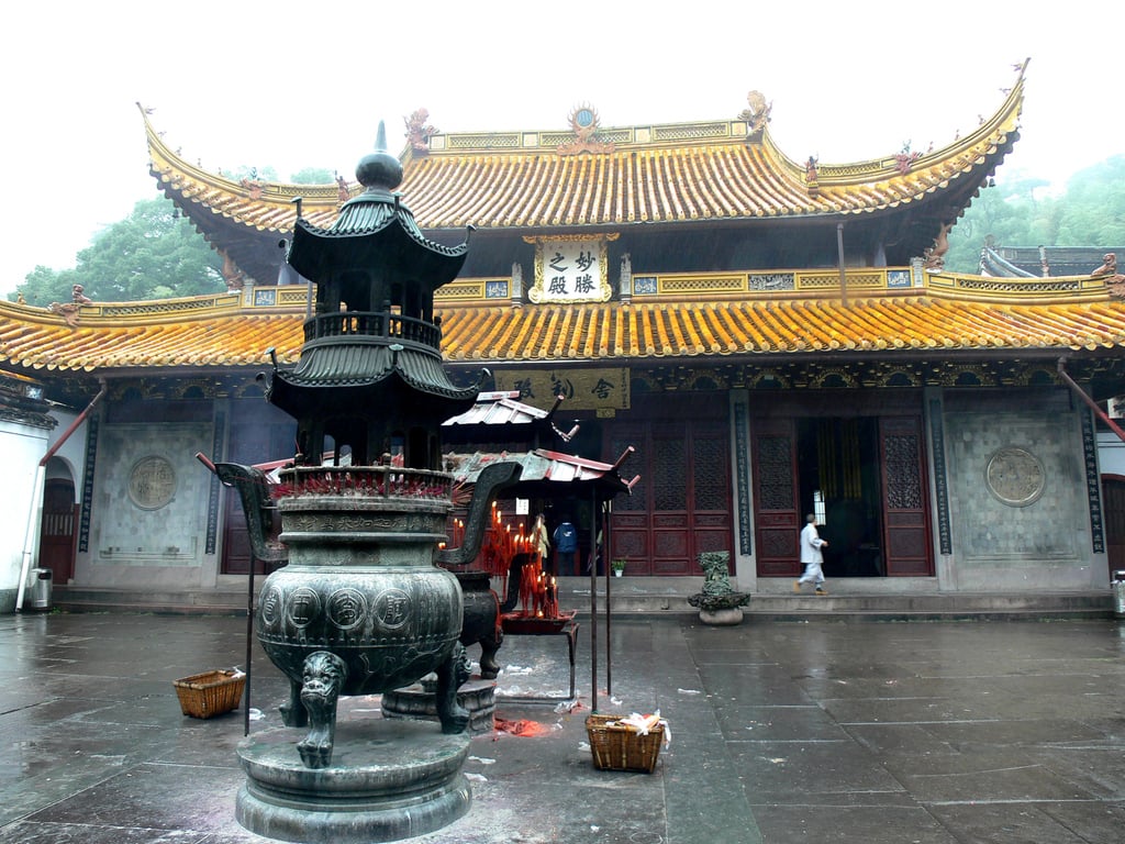 Sarira Hall of Ashoka Temple in Ningbo