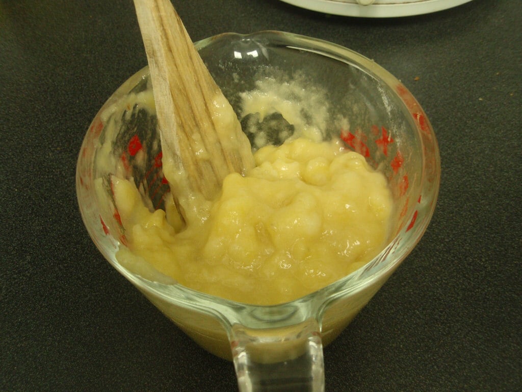mashed banana
