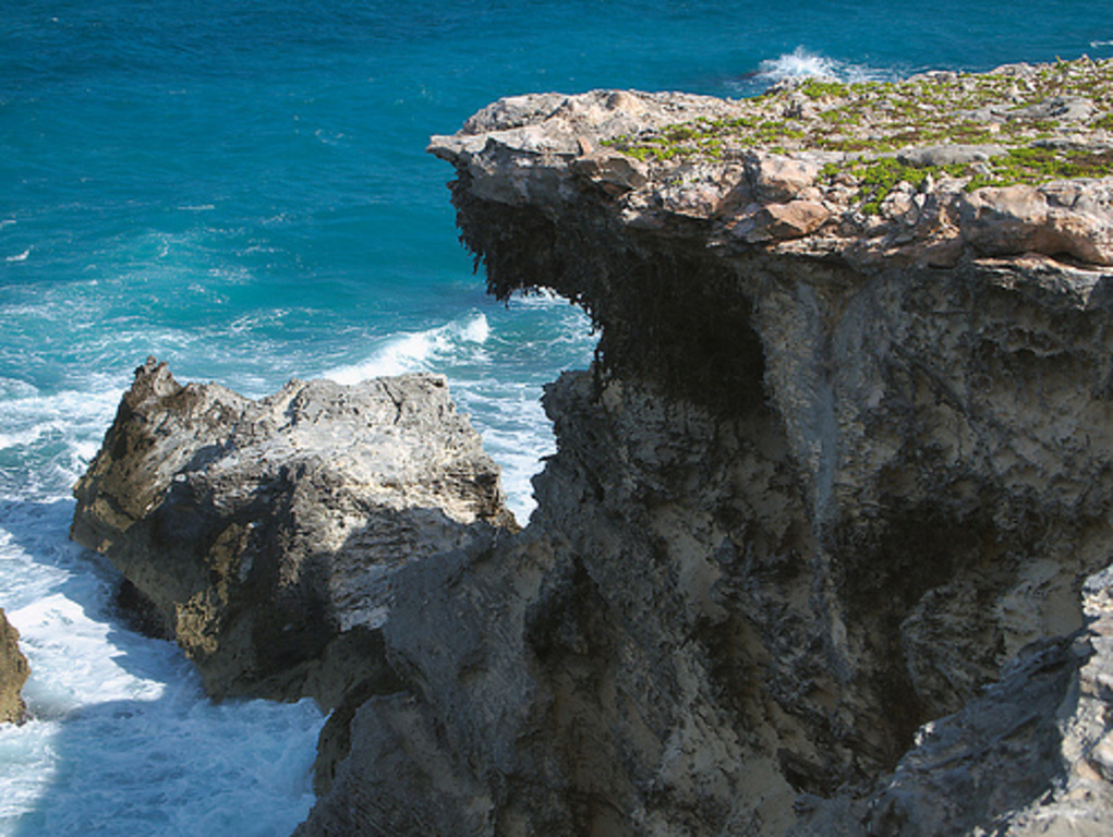 Limestone cliffs of Punta Sur, Isla Mujeres