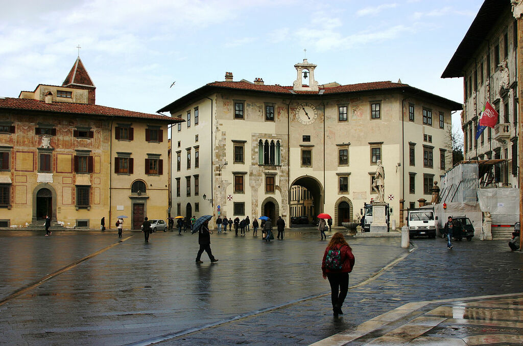 Piazza dei Cavalieri and Palazzo dell'Orologio - Pisa 2014