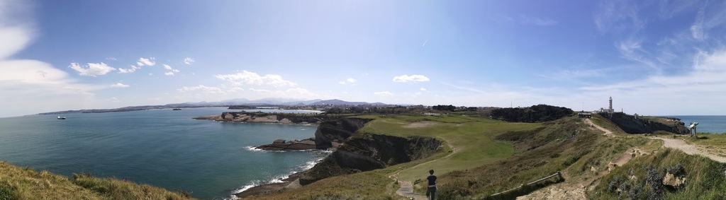 Panoramic view of Cabo Mayor - Santander