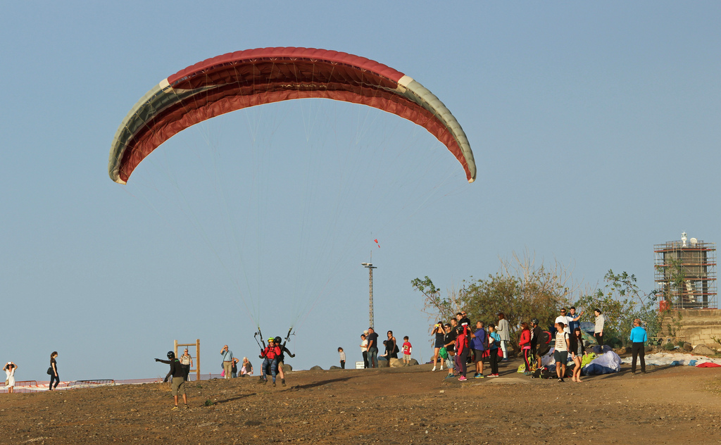 Paragliding in Puerto de la Cruz - Varjoliito C IMG 3057