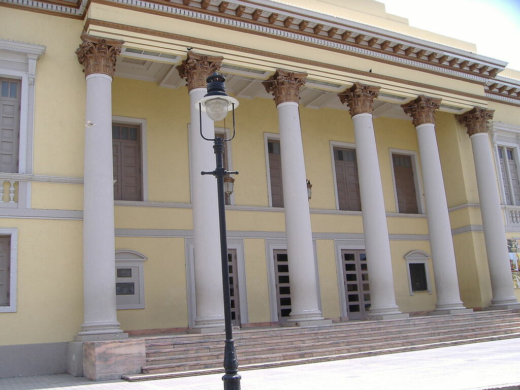 Front Facade of Teatro La Perla, Ponce, Puerto Rico