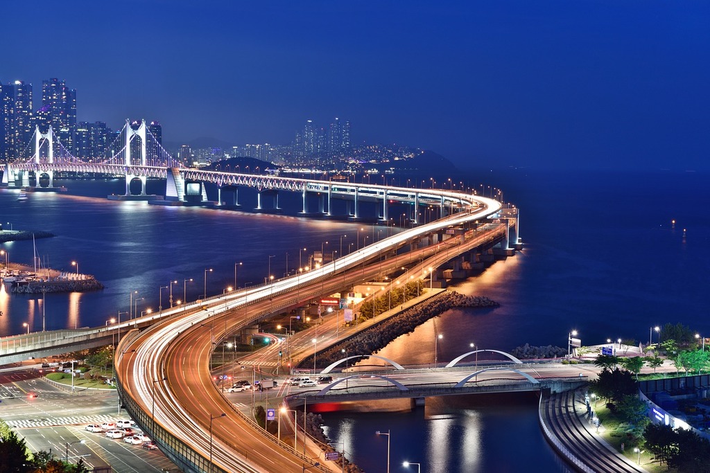 Busan night scene 