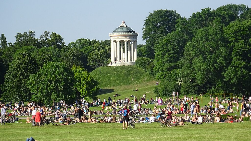 The Monopteros, English Garden, Munich
