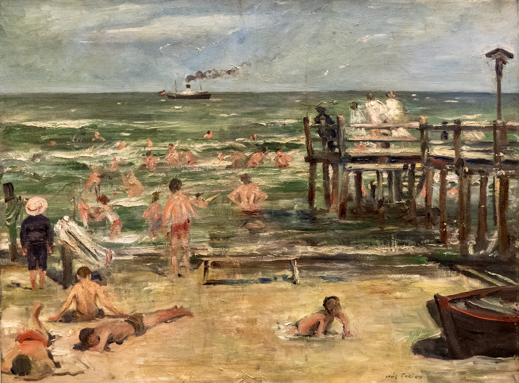 Lovis Corinth, Schwimmanstalt in Horst-Ostsee, 1902, MGS-20160312-001