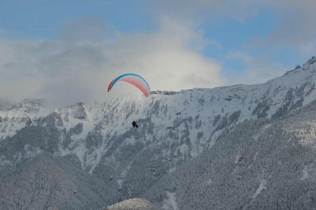 Paragliding Over Interlaken