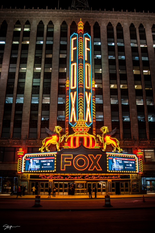 Fox Theatre at Night