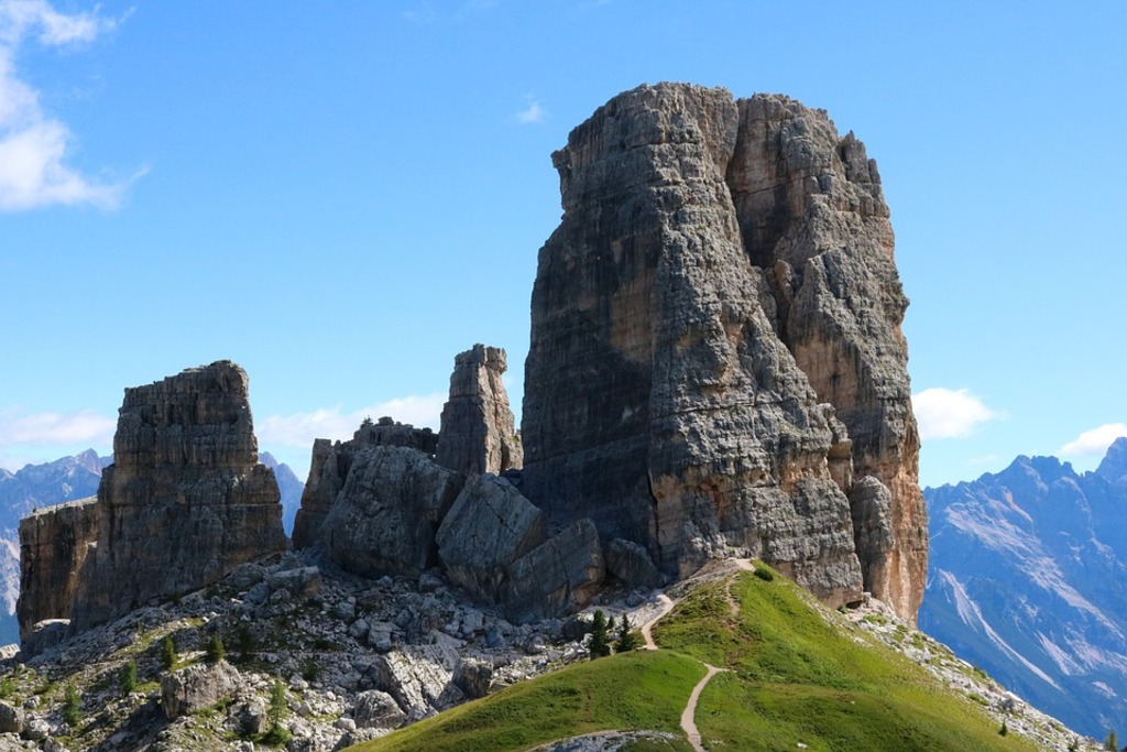 The Mountain of the Cinque Torri.
