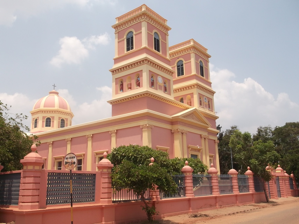 Eglise de Notre Dame des Anges - our Lady of Holy Angels - Pondicherry