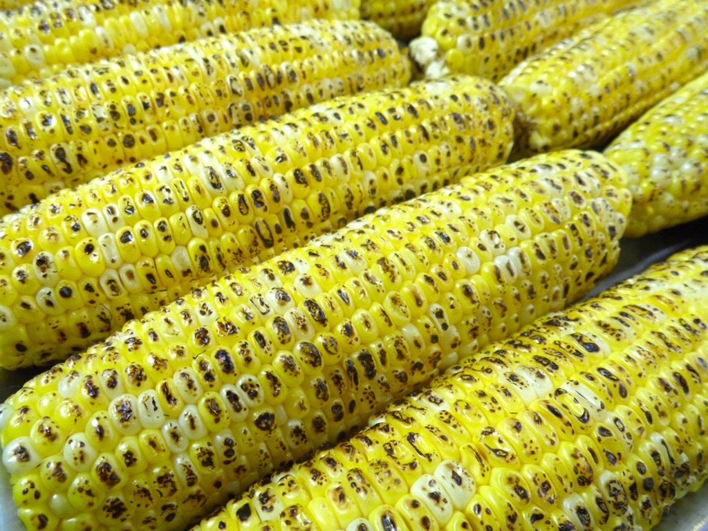 Grilled maize