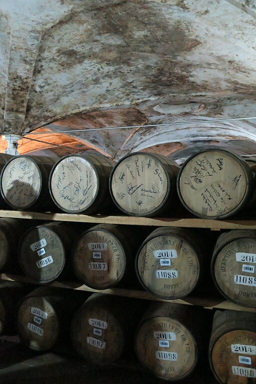 Deanston distillery storage