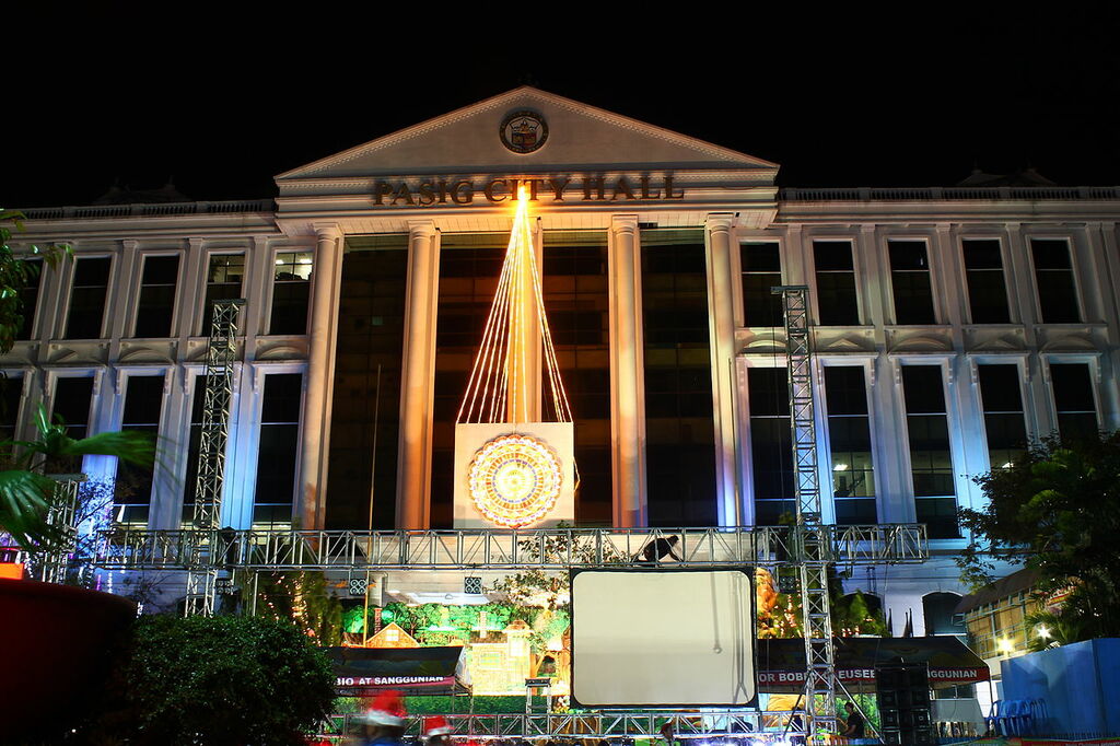Pasig City Hall During Christmas