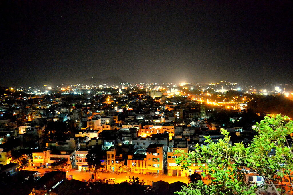 Vijayawada at Night