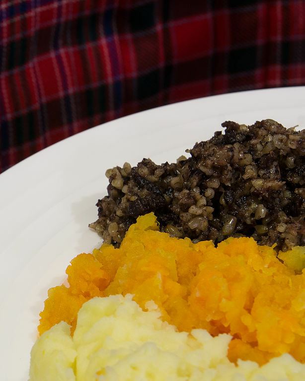 Haggis, neeps and tatties