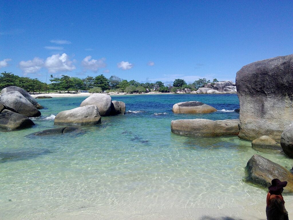 Tanjung Tinggi Beach, Bangka-Belitung Province, Indonesia