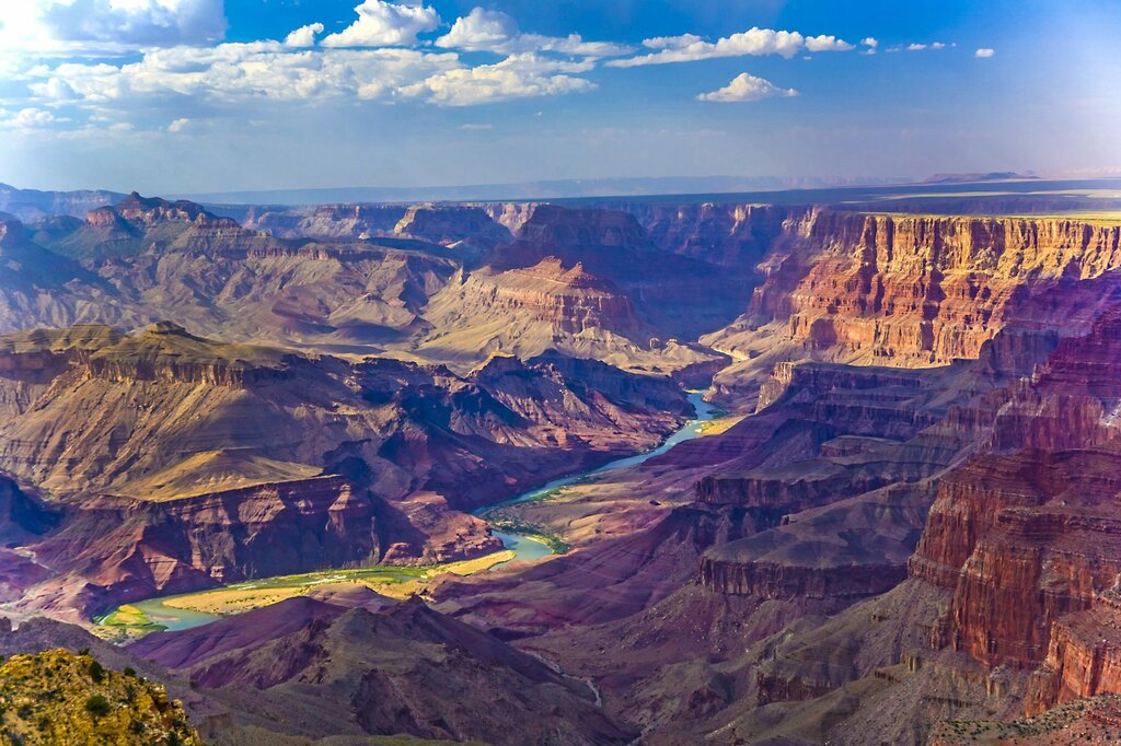 The Grand Canyon at sunrise 