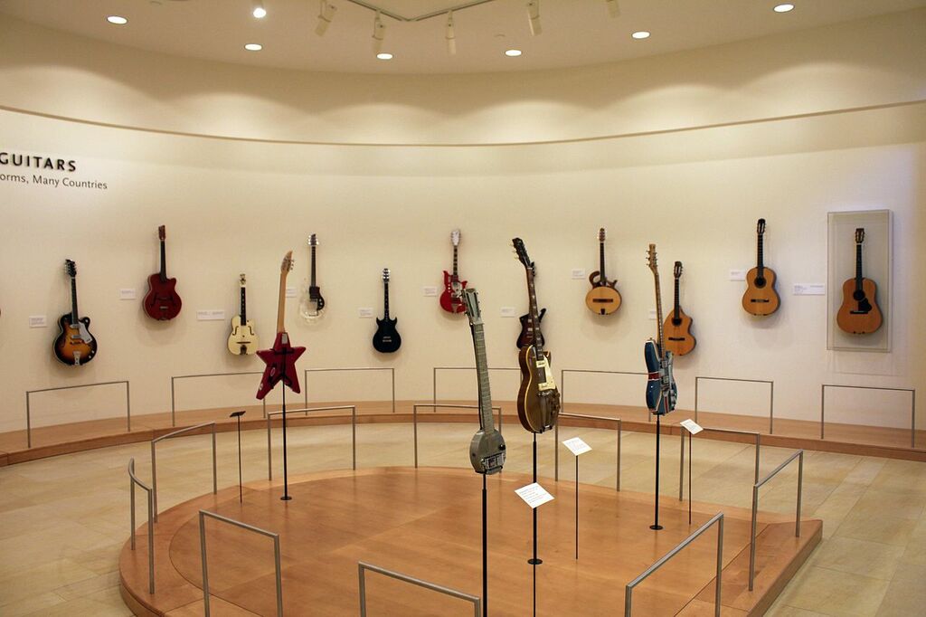 Guitars - view from left - MIM PHX, 2011