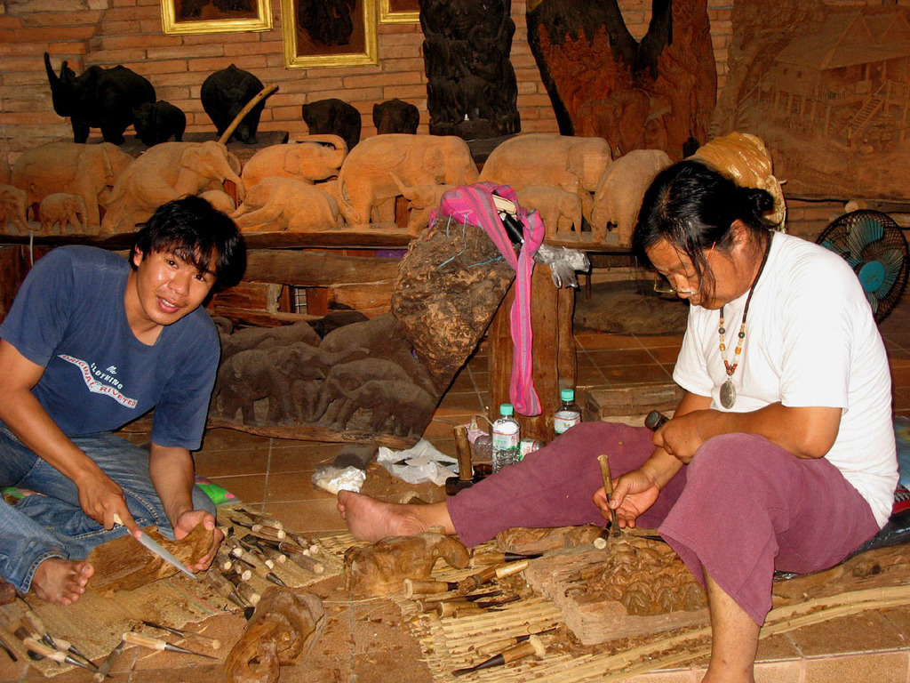 Handicrafts in Chiang Mai