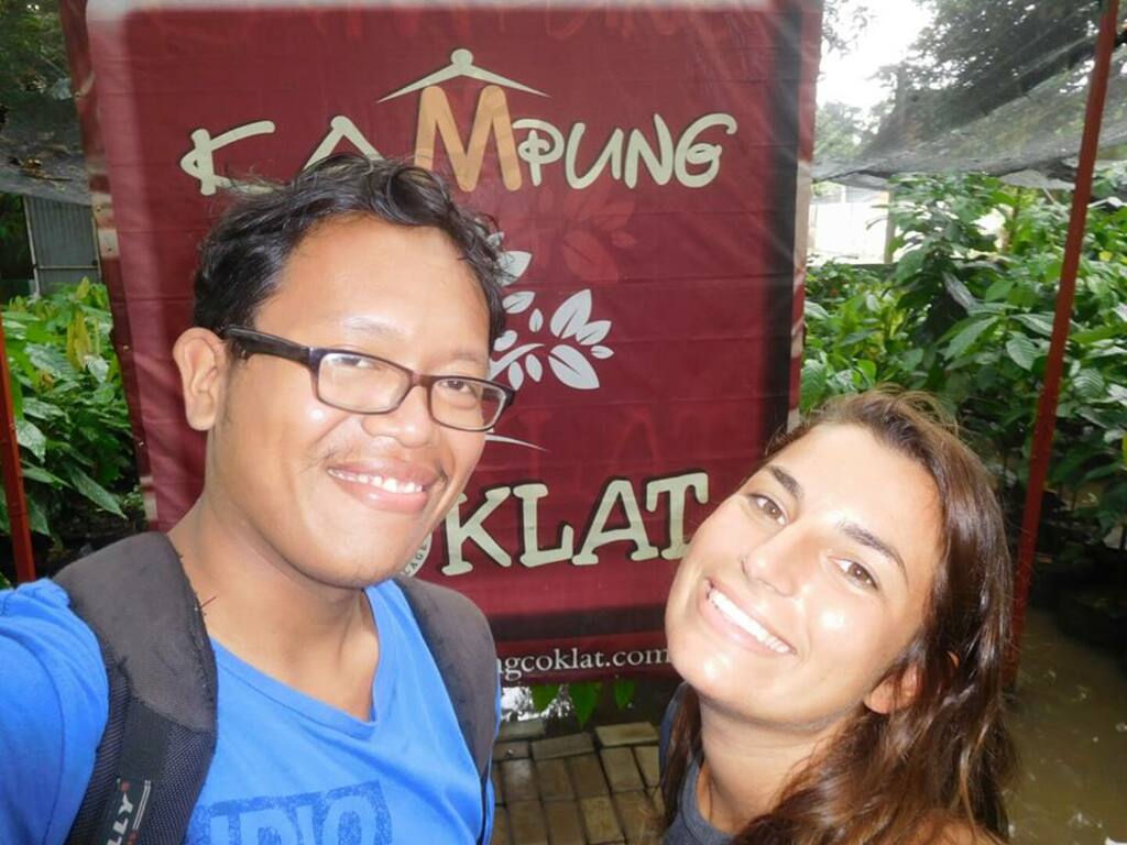 selfie at Kampung Coklat