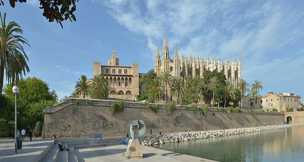 Palma de Mallorca Royal Palace La Almudaina Cathedral