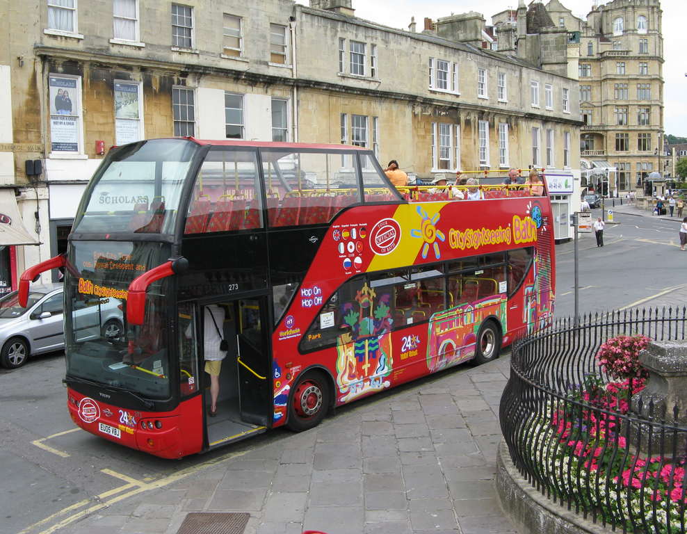 Tour bus in bath england arp