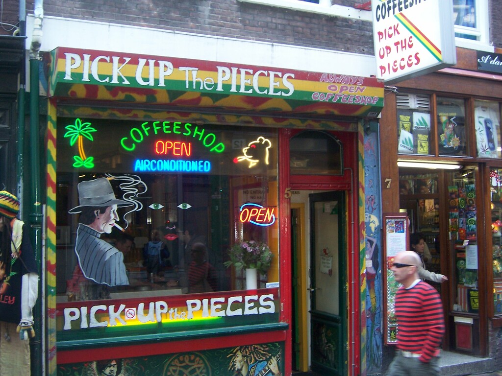 Amsterdam rainbow coffeeshop