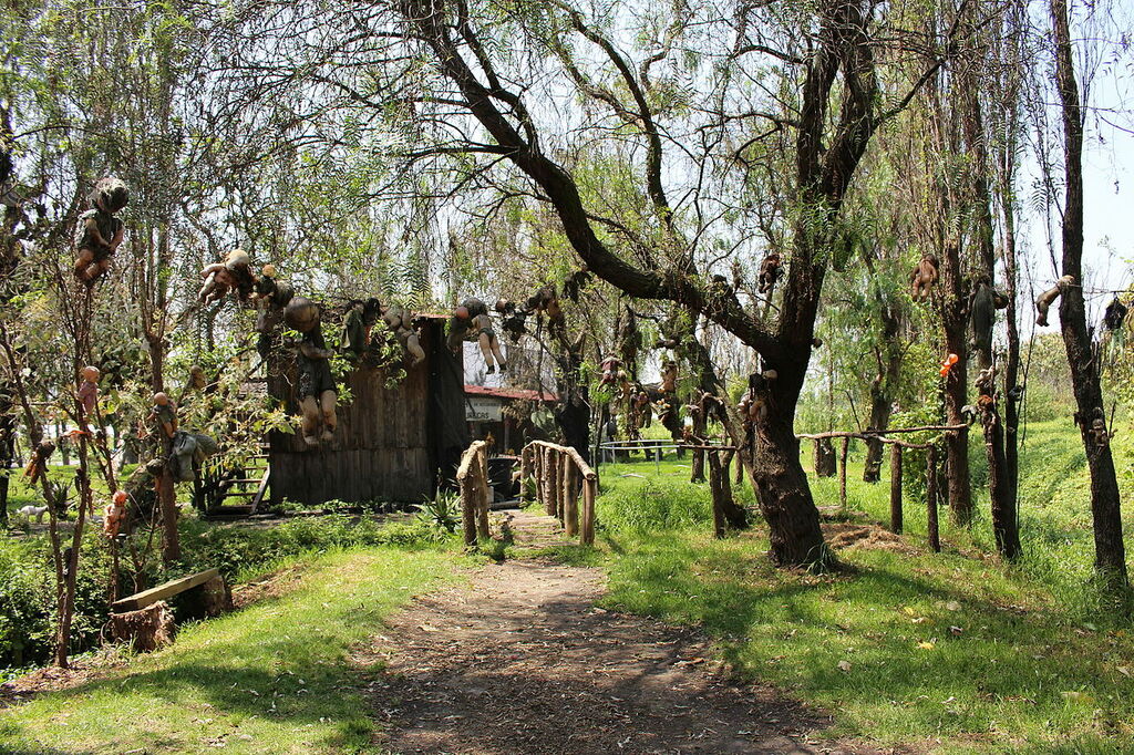 Vista del interior Isla de las muñecas