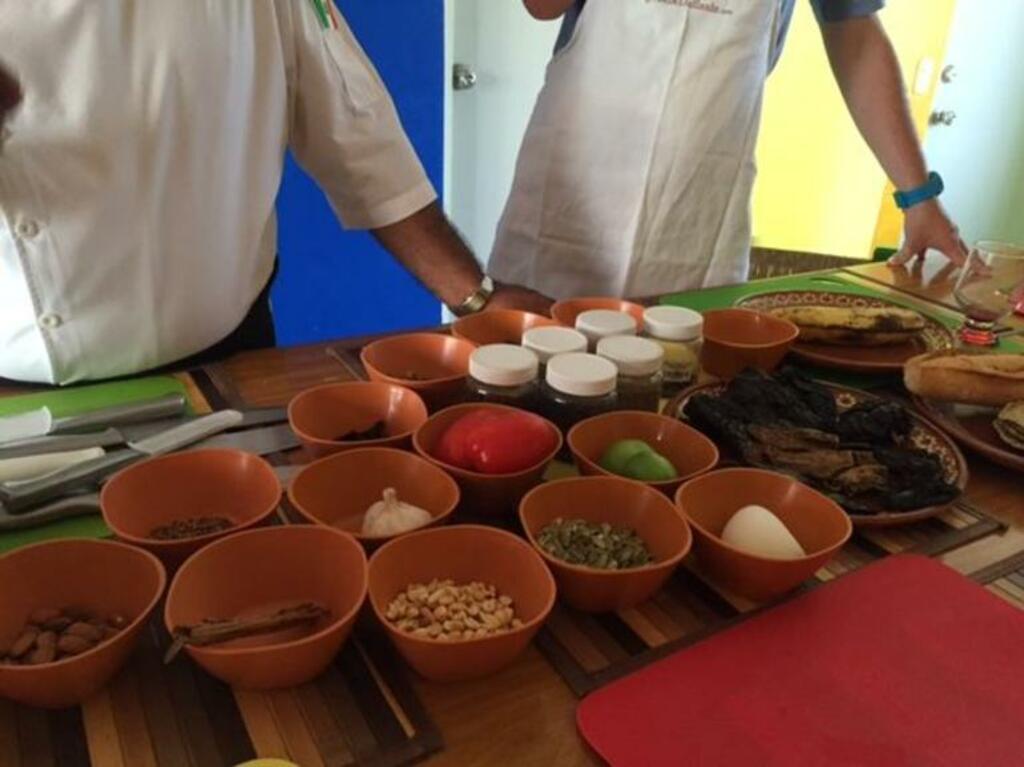 Ingredients for the cooking lesson