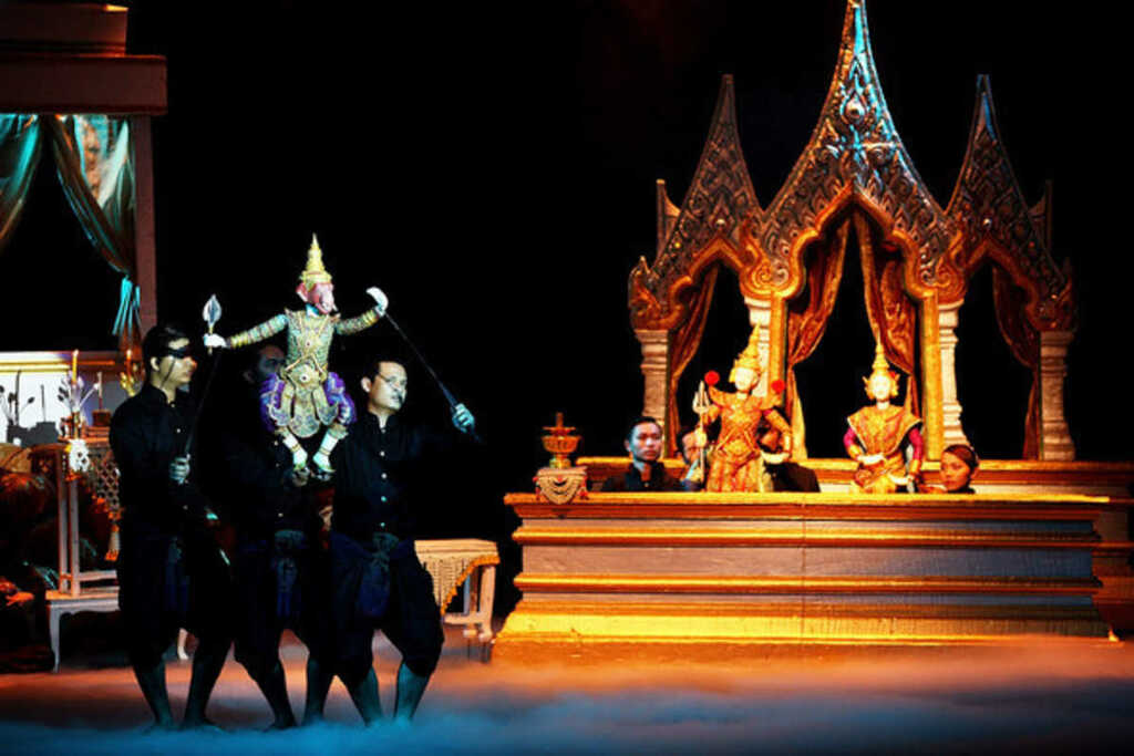 Traditional Thai puppet show